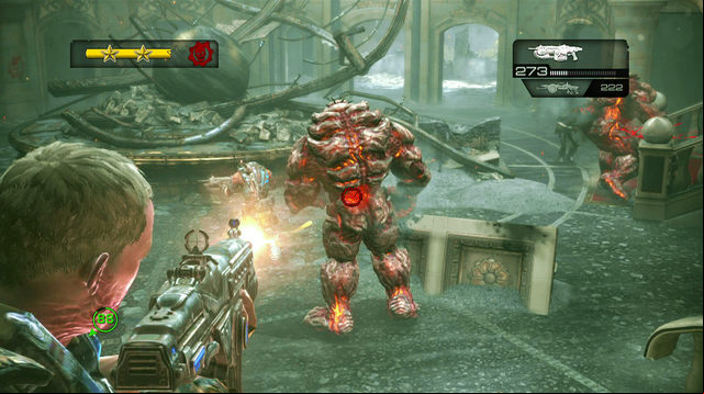 Use the entire hall for fighting and running away - Elliott's Mansion - Seahorse Hills - Gears of War: Judgment - Game Guide and Walkthrough