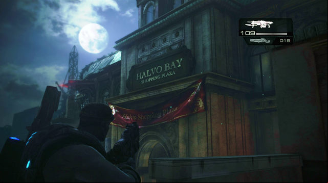 After clearing the age, enter the building previously occupied by enemies - Reunion - Aftermath - Gears of War: Judgment - Game Guide and Walkthrough