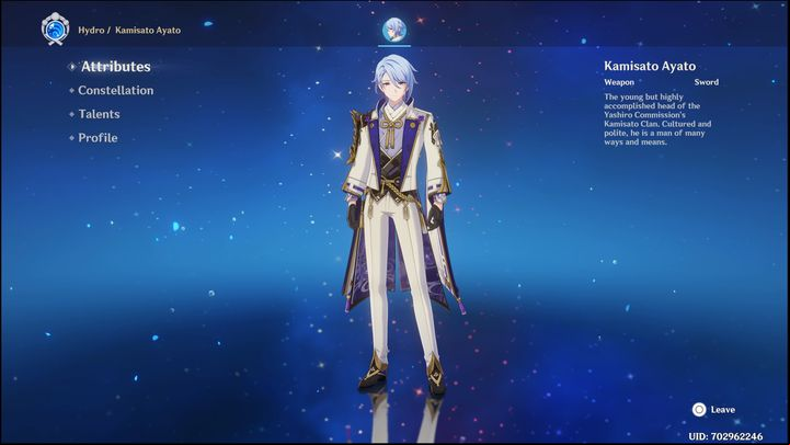Ayato is a five-star character with a Hydro element - Genshin Impact: Ayato - best builds (Hydro) - Hydro - Genshin Impact Guide