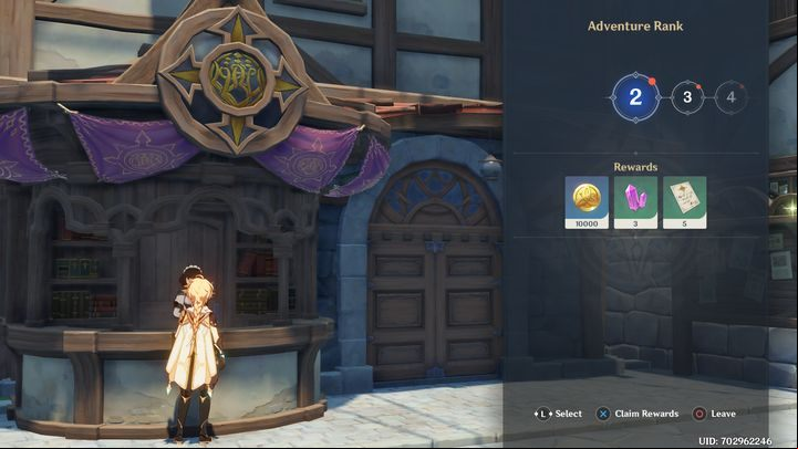Adventure Rank is a progression level that does not connect to a character's level - Genshin Impact: Adventure Rank - Basics - Genshin Impact Guide