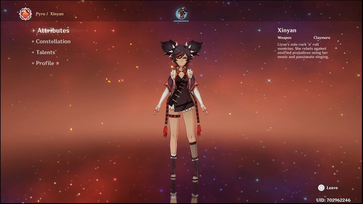 Xinyan is a four-star character who fights using Claymore - Genshin Impact: Xinyan - best builds (Pyro) - Pyro - Genshin Impact Guide