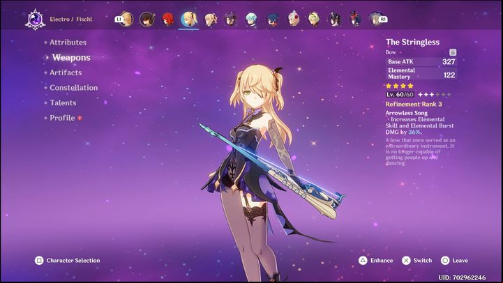 As for weapons, there are two worth mentioning - Genshin Impact: Fischl - best builds (Electro) - Electro - Genshin Impact Guide
