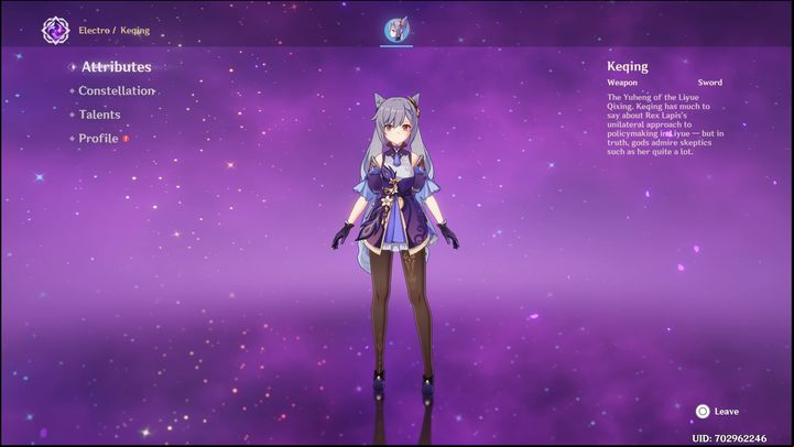 Keqing is a five-star Electro character who fights with a sword - Genshin Impact: Keqing - best builds (Electro) - Electro - Genshin Impact Guide