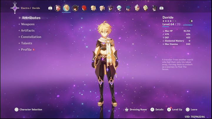 Traveler is a five-star and main character of the game with various elements - Genshin Impact: Traveler - best builds (Electro) - Electro - Genshin Impact Guide