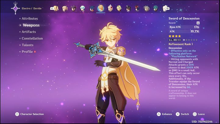As for the weapons, there are a few that will be useful to the Traveler - Genshin Impact: Traveler - best builds (Electro) - Electro - Genshin Impact Guide