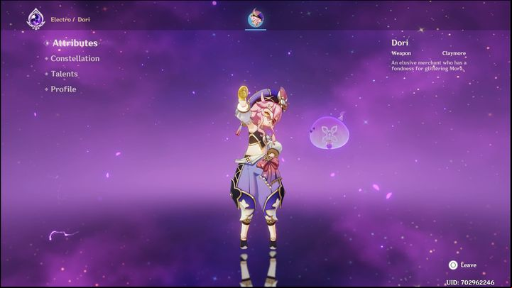Dori is a 4-star character of Electro element, fighting with a Claymore - Genshin Impact: Dori - best builds (Electro) - Electro - Genshin Impact Guide