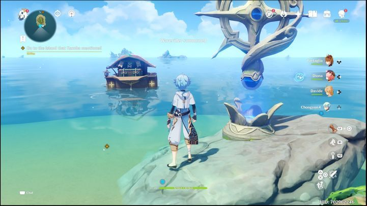 You will be transferred to an archipelago - Genshin Impact: Summertime Odyssey (event) - walkthrough - Events - Genshin Impact Guide