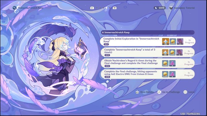 This challenge tells the story of Fischl - Genshin Impact: Summertime Odyssey (event) - walkthrough - Events - Genshin Impact Guide