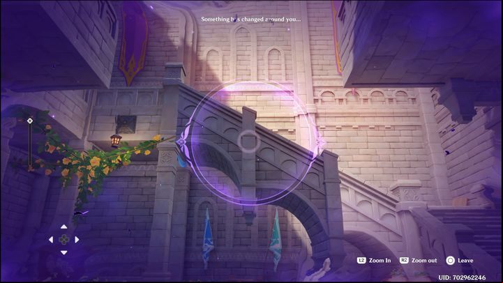 To move on to the other parts of the castle, you have to use mechanisms that work like a camera - Genshin Impact: Summertime Odyssey (event) - walkthrough - Events - Genshin Impact Guide