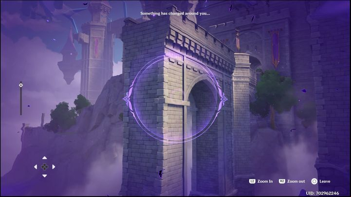 You will find that the object is positioned correctly when the screen turns purple - Genshin Impact: Summertime Odyssey (event) - walkthrough - Events - Genshin Impact Guide