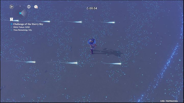 After entering the water portal, your task will be to avoid the stars using Mona - Genshin Impact: Summertime Odyssey (event) - walkthrough - Events - Genshin Impact Guide
