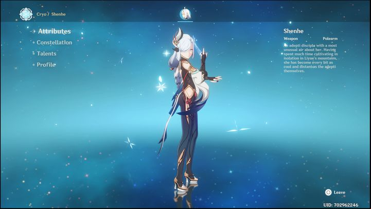 Shenhe is a 5-star hero of Cryo element fighting with a spear - Genshin Impact: Shenhe - best builds (Cryo) - Cryo - Genshin Impact Guide