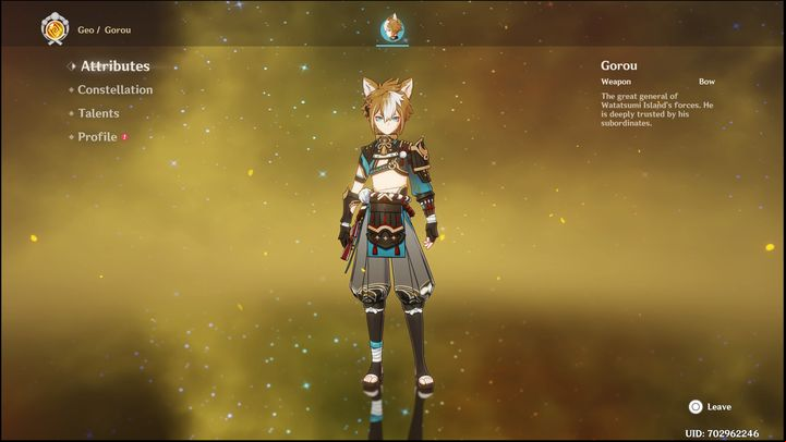 Gorou is a 4-star hero of Geo element fighting with a bow - Genshin Impact: Gorou - recommended builds (Geo) - Geo - Genshin Impact Guide