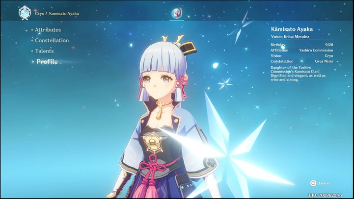 When it comes to weapons, we recommend 5-star Mistsplitter Reforged sword - Genshin Impact: Ayaka (Cryo) - best builds - Cryo - Genshin Impact Guide