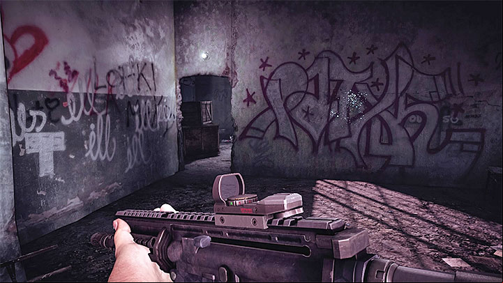 The exit will be identical to the one presented in Blacks memory (see screenshot) - J_dying_minutes files | Red | Walkthrough - Red - Get Even Game Guide