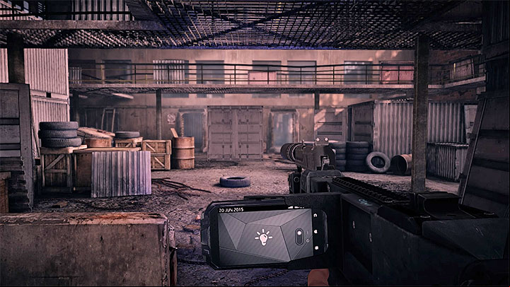 The secret room can only be found when you reach the warehouse presented in the picture above - Jaspers Dying Minutes | Hidden memories - Hidden memories - Get Even Game Guide