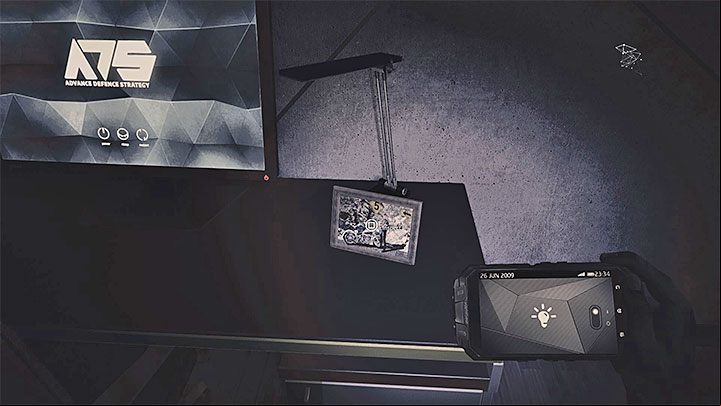 Second photo - How to deal with the electronic door lock in the ADS HQ? - Solving the puzzles - Get Even Game Guide