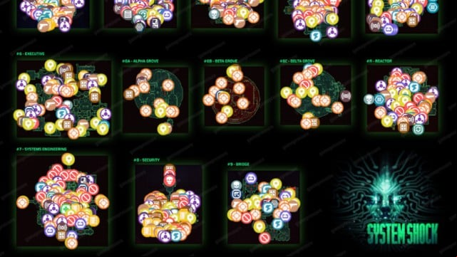 Citadel StationSystem Shock Interactive Map
