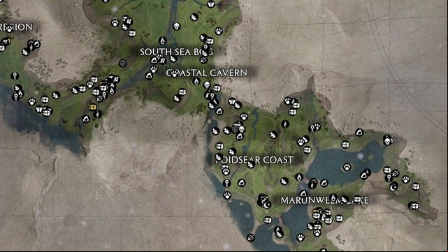 HighlandsHogwarts Legacy Interactive Map
