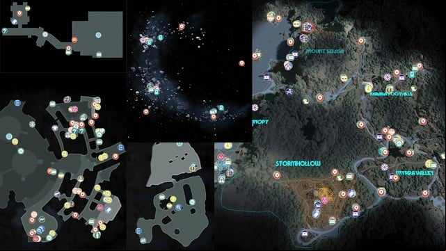 AkivaStar Wars: Outlaws Interactive Map