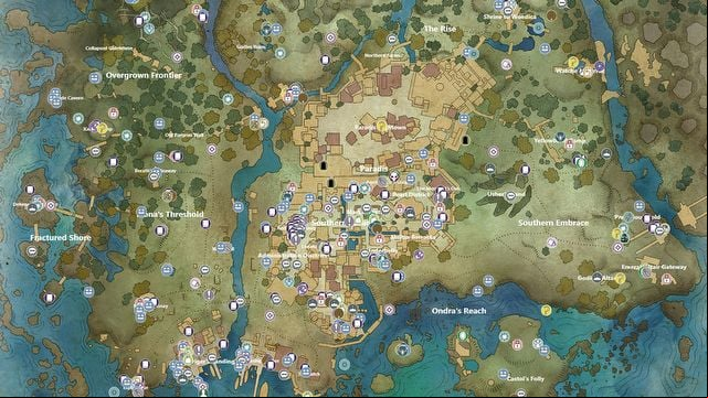 DawnshoreAvowed Interactive Map