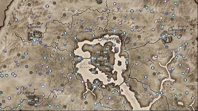 CyrodiilThe Elder Scrolls IV: Oblivion Remastered Interactive Map