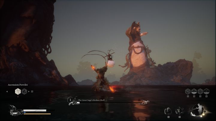 The key to success is to skillfully avoid his blows and then counterattack - Black Myth Wukong: How to defeat the final boss Great Sages Broken Shell? - Chapter 6 - Black Myth Wukong Guide