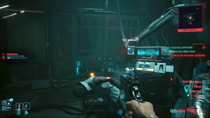You can now choose how you want to behave during this confrontation - Cyberpunk Phantom Liberty: Gig: Treating Symptoms - walkthrough - Gigs - Cyberpunk 2077 Guide