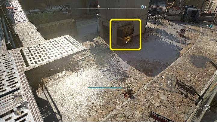The third generator is also on the square, next to the elevator , in the place shown in the picture above - Dying Light 2: Is it worth to help Anderson? Into the Dark - Important Choices - Dying Light 2 Guide