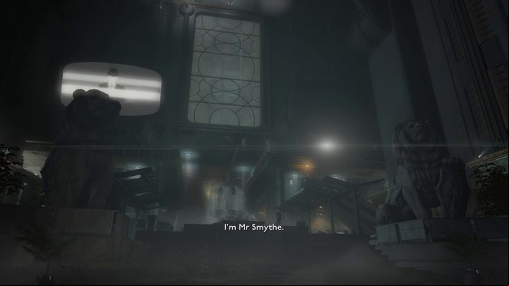At this point you will be stopped by a mysterious message from Mr - Fallout London: How to escape the facility? - Transition description - Fallout London Guide
