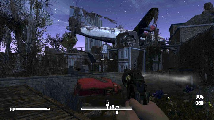This entire area is a wetland and falling into the water is a risk of quick death - you can receive up to 250 rads per second and not be able to heal your character in time - Fallout London: Where to find Archie in Rotherhithe (Lands of the Seraph quest)? - Transition description - Fallout London Guide