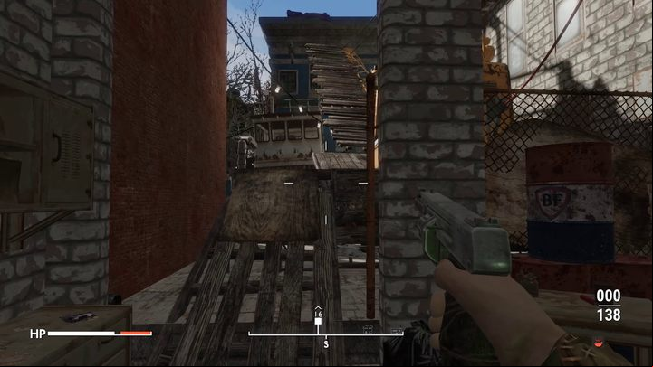 After reaching the terminal in a small room, activate it and then select the "Lower Crane" option - Fallout London: Where to find Archie in Rotherhithe (Lands of the Seraph quest)? - Transition description - Fallout London Guide