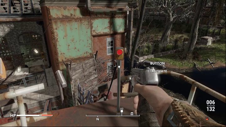 On the platform, use the button to open the gate - Fallout London: Where to find Archie in Rotherhithe (Lands of the Seraph quest)? - Transition description - Fallout London Guide
