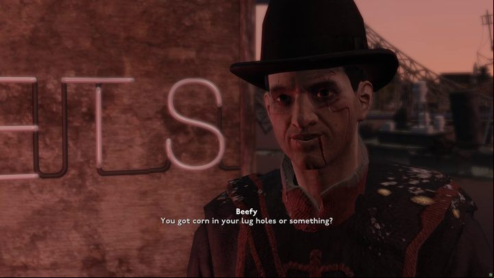 In the very middle of London Bridge you will find a small settlement and a man named Beefy - Fallout London: Where to find Archie in Rotherhithe (Lands of the Seraph quest)? - Transition description - Fallout London Guide