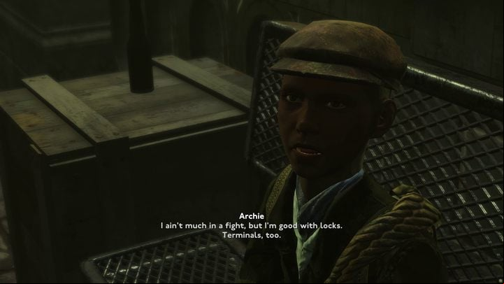 During the conversation, Archie will ask you if he can you as a companion - Fallout London: How to get to St. Pauls Sanctuary? - Transition description - Fallout London Guide