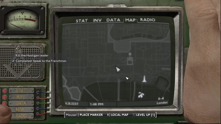 The headquarters of Violent Violet's gang is located a few streets away, east of the Sanctuary - Fallout London: How to get to St. Pauls Sanctuary? - Transition description - Fallout London Guide