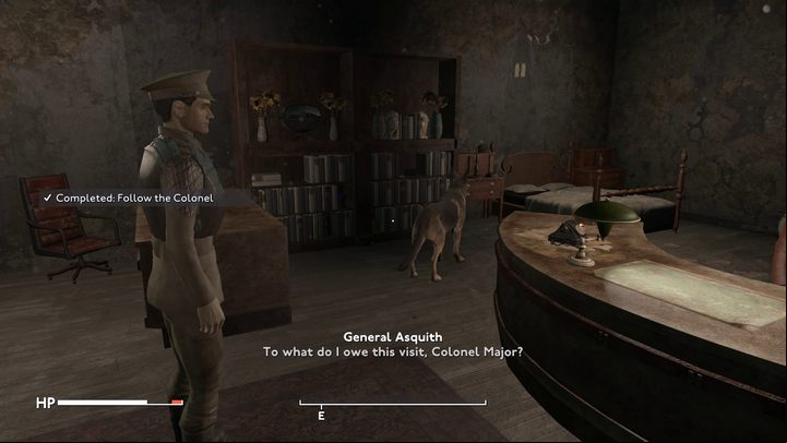 At the military base, follow the quest marker to Colonel Major - Fallout London: How to get to Angel Lab? - Transition description - Fallout London Guide