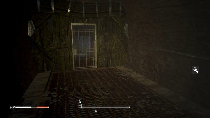 After going through the next door, you will come across the closed grates from the beginning of the location - Fallout London: How to get to Angel Lab? - Transition description - Fallout London Guide