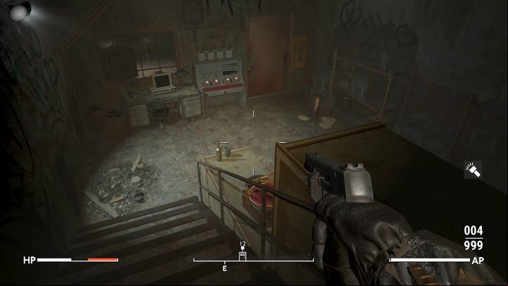 Continue your journey until you come across a room with a terminal and buttons - Fallout London: How to get to Angel Lab? - Transition description - Fallout London Guide
