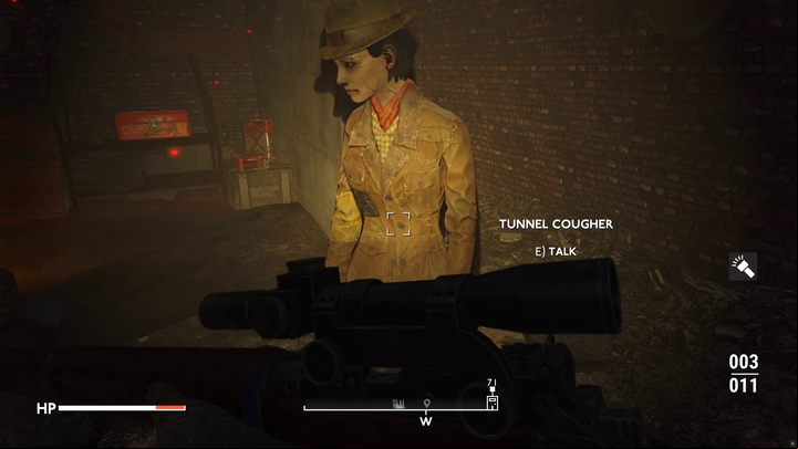 As you head towards the quest marker, you will numerous NPCs suffering from Tunnel Cough - Fallout London: How to get to Angel Lab? - Transition description - Fallout London Guide