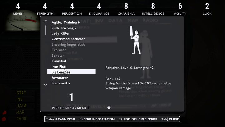 Requirements: Level 0, Strength > - Fallout London: Best perks - Basics - Fallout London Guide