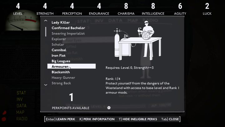 Requirements: Level 0, Strength > - Fallout London: Best perks - Basics - Fallout London Guide