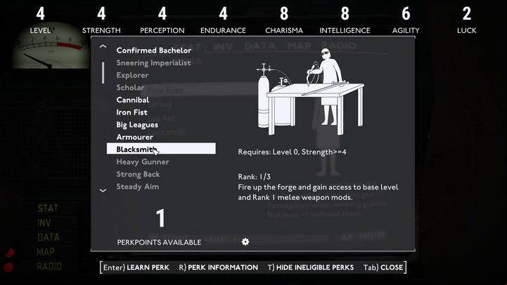 Requirements: Level 0, Strength > - Fallout London: Best perks - Basics - Fallout London Guide