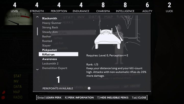 Requirements: Level 0, Perception > - Fallout London: Best perks - Basics - Fallout London Guide