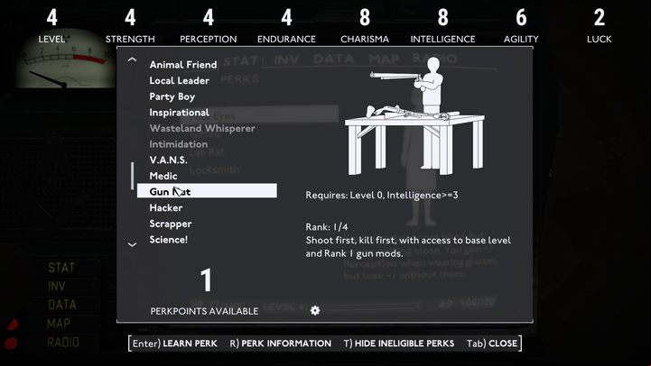 Requirements: Level 0, Intelligence > - Fallout London: Best perks - Basics - Fallout London Guide
