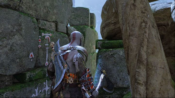 Getting to the other half isn't obvious - you'll have to take a boat to the Jungle dock hidden on the side (image 1), squeeze between the rocks (image 2) and deal with a pair of ogres - God of War Ragnarok: Casualties of War - walkthrough - Favors - Vanaheim - God of War Ragnarok Guide