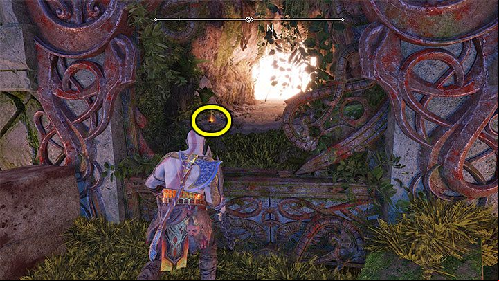 The secret is located north of the Wishing Well - God of War Ragnarok: The Plains, Vanaheim - secrets, collectibles - Vanaheim - God of War Ragnarok Guide