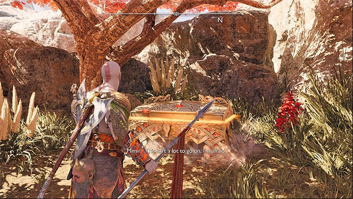 First you must reach the rock obstacle from the other side and find the final weak point - God of War Ragnarok: The Plains, Vanaheim - secrets, collectibles - Vanaheim - God of War Ragnarok Guide