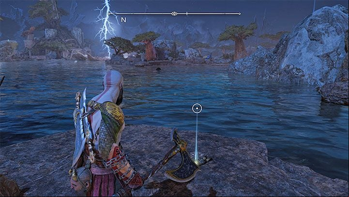 This treasure map is on the same island that the aforementioned Yggdrasil Rift - God of War Ragnarok: The Plains, Vanaheim - secrets, collectibles - Vanaheim - God of War Ragnarok Guide