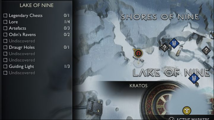 3 - God of War Ragnarok: Lake of Nine, Midgard - secrets, collectibles - Midgard - God of War Ragnarok Guide